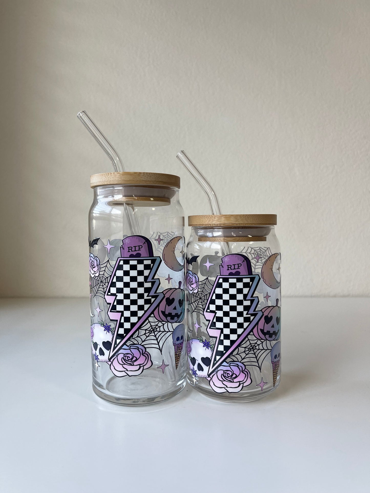 Purple retro halloween