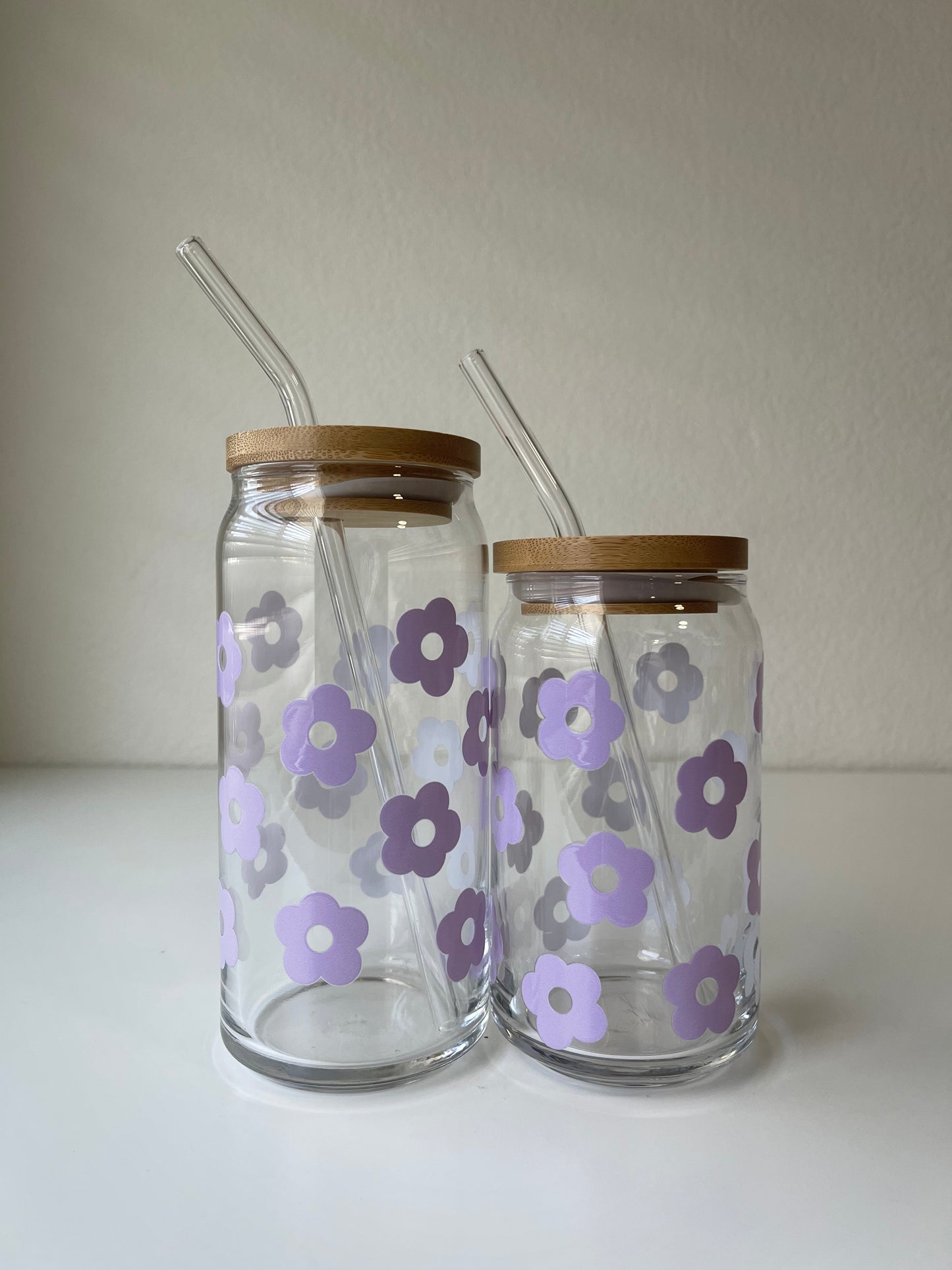 Purple Retro Flowers