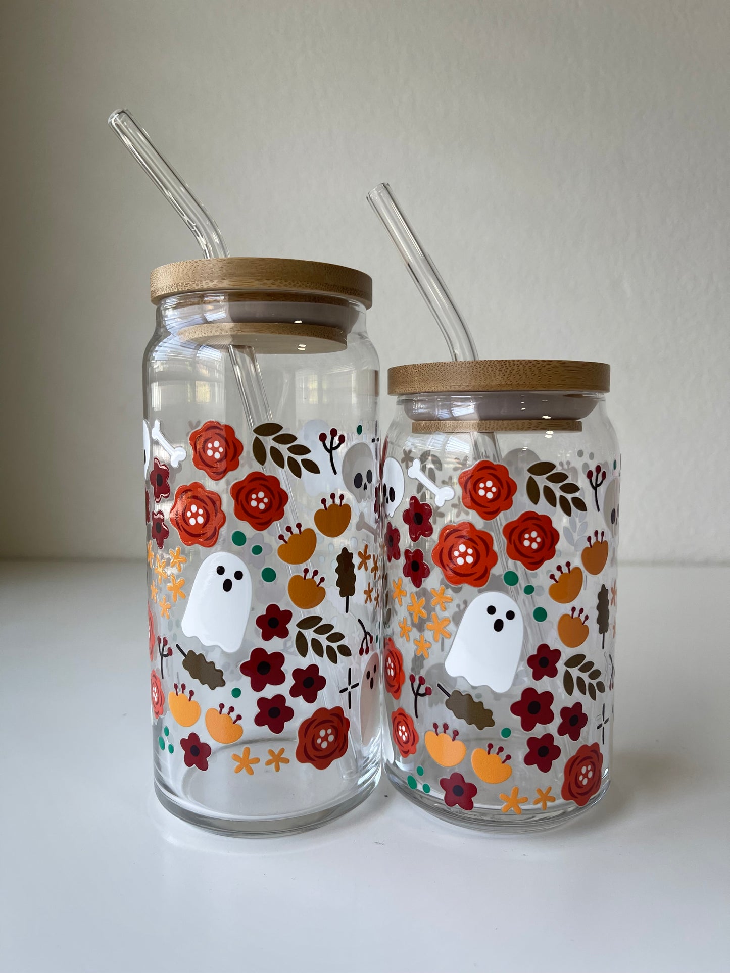 Halloween florals & ghosts