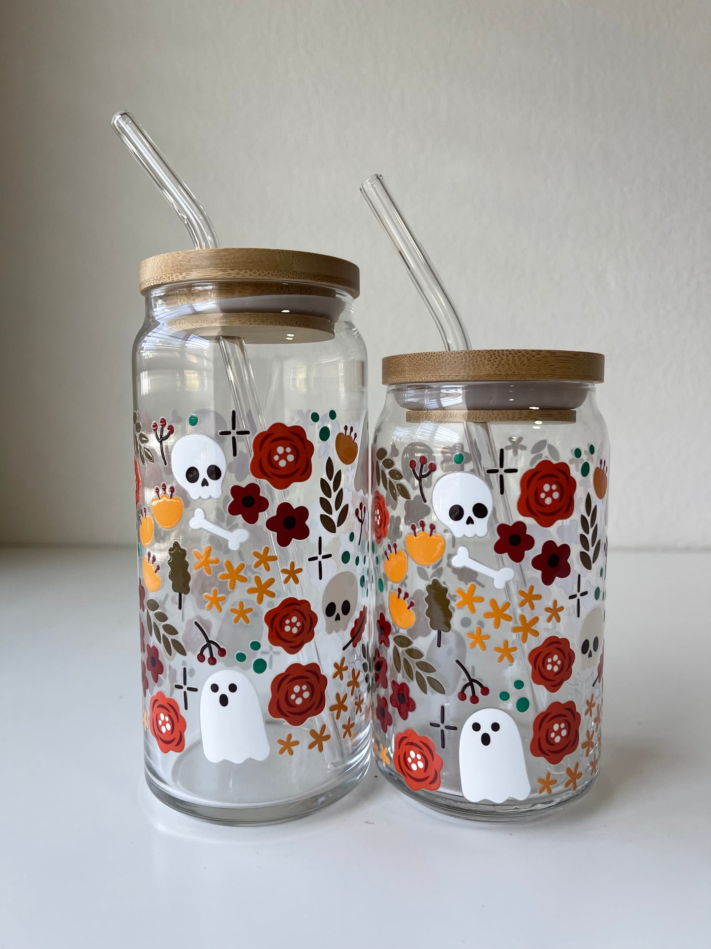 Halloween florals & ghosts