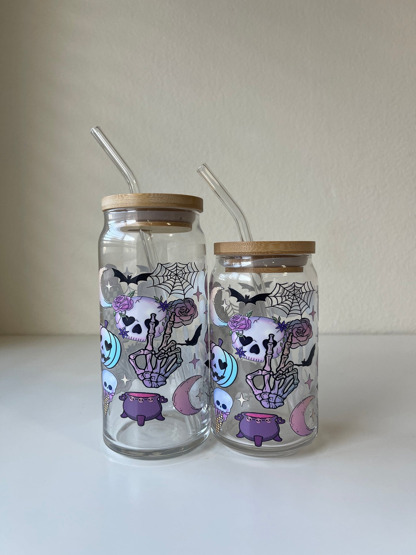 Purple retro halloween
