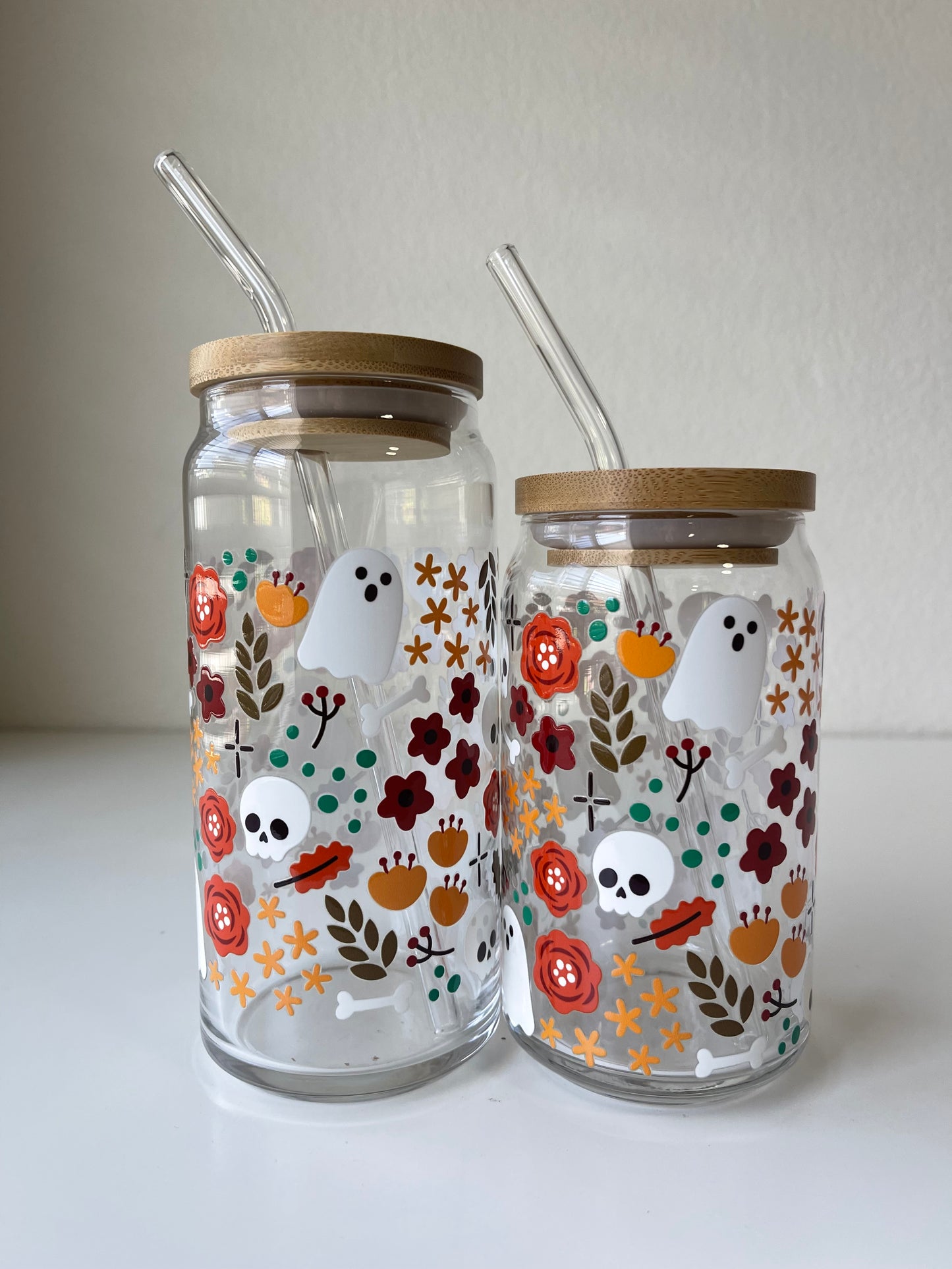 Halloween florals & ghosts
