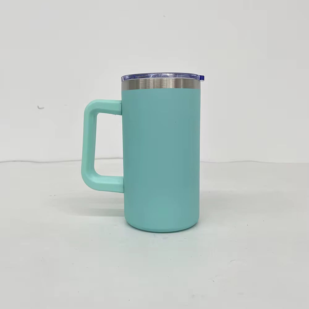 Blue Matte 20oz Stainless Steel Mug