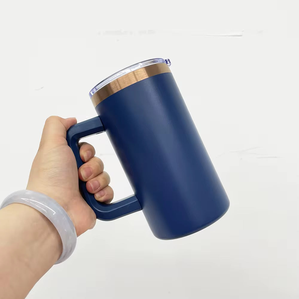 Navy Blue Matte 20oz Stainless Steel Mug
