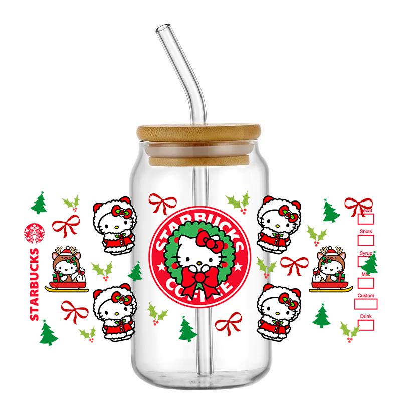 Kitty christmas coffee