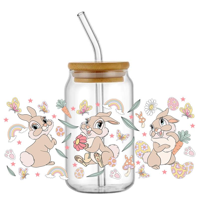 Bunny & rainbows