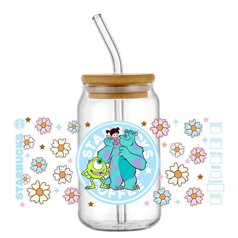 Flower blue monster