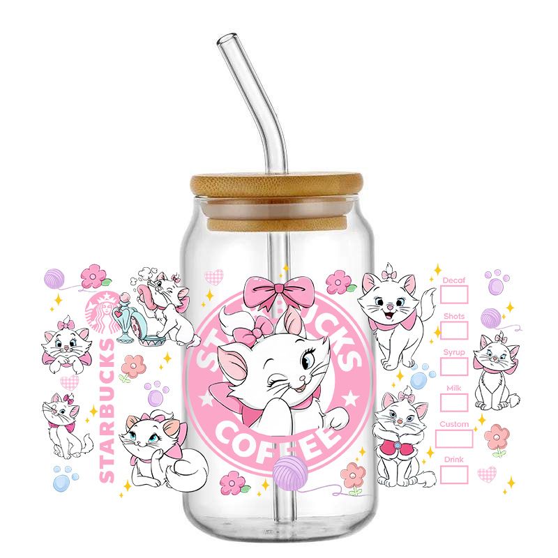 White kitty coffee