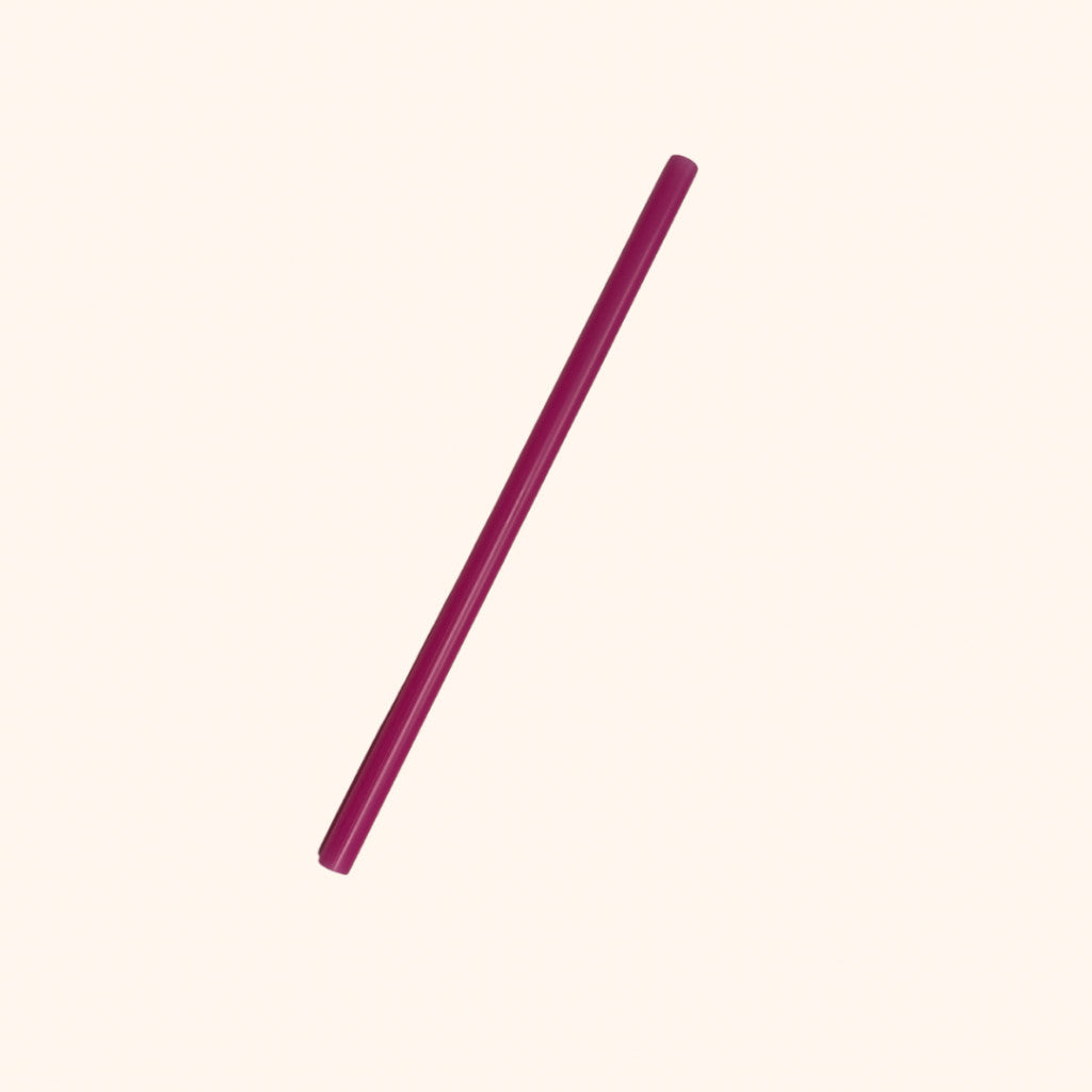 8” Hot Pink Acrylic Straw (FREE with cup purchase ONLY)