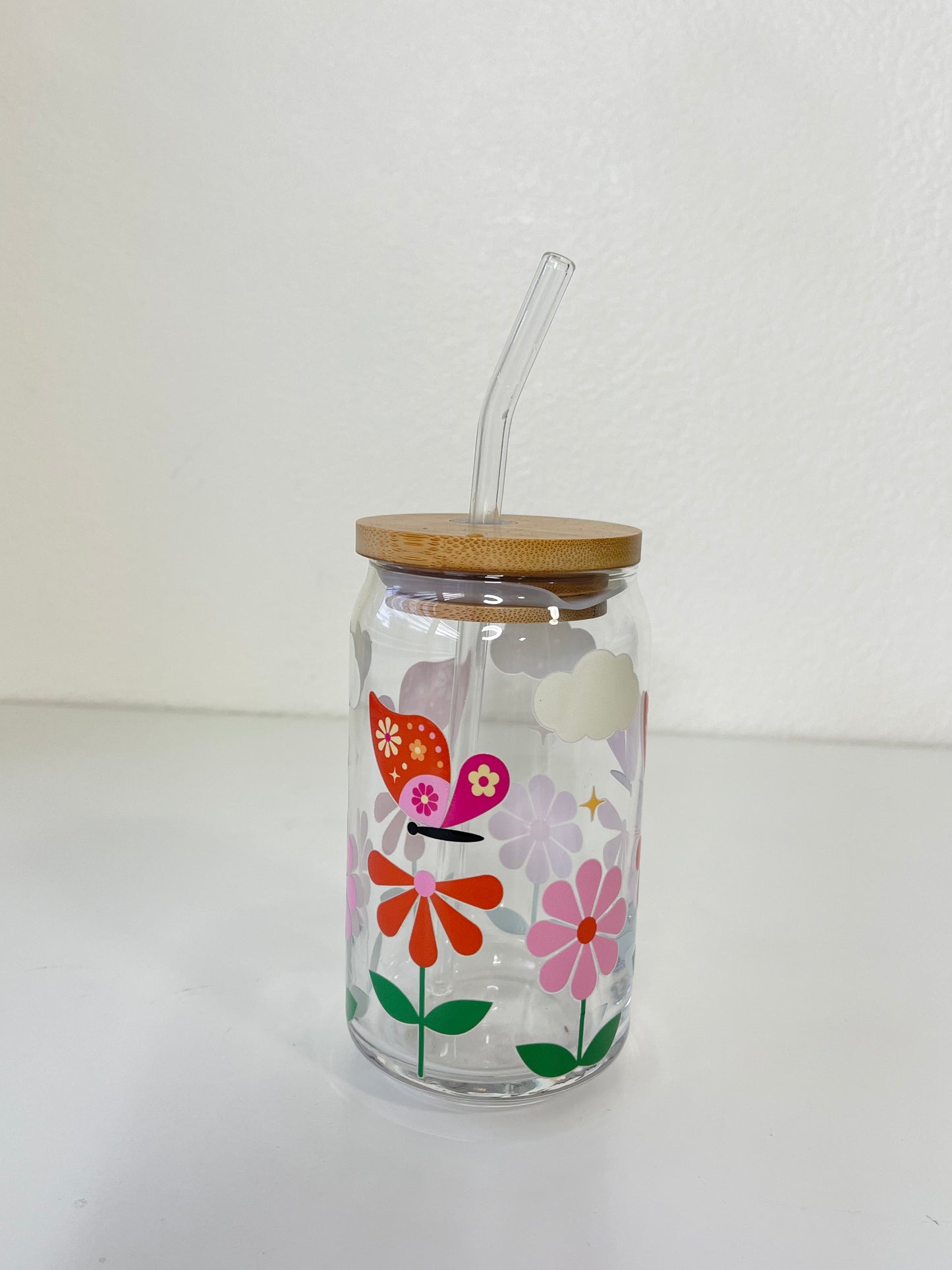 Butterflies and flowers