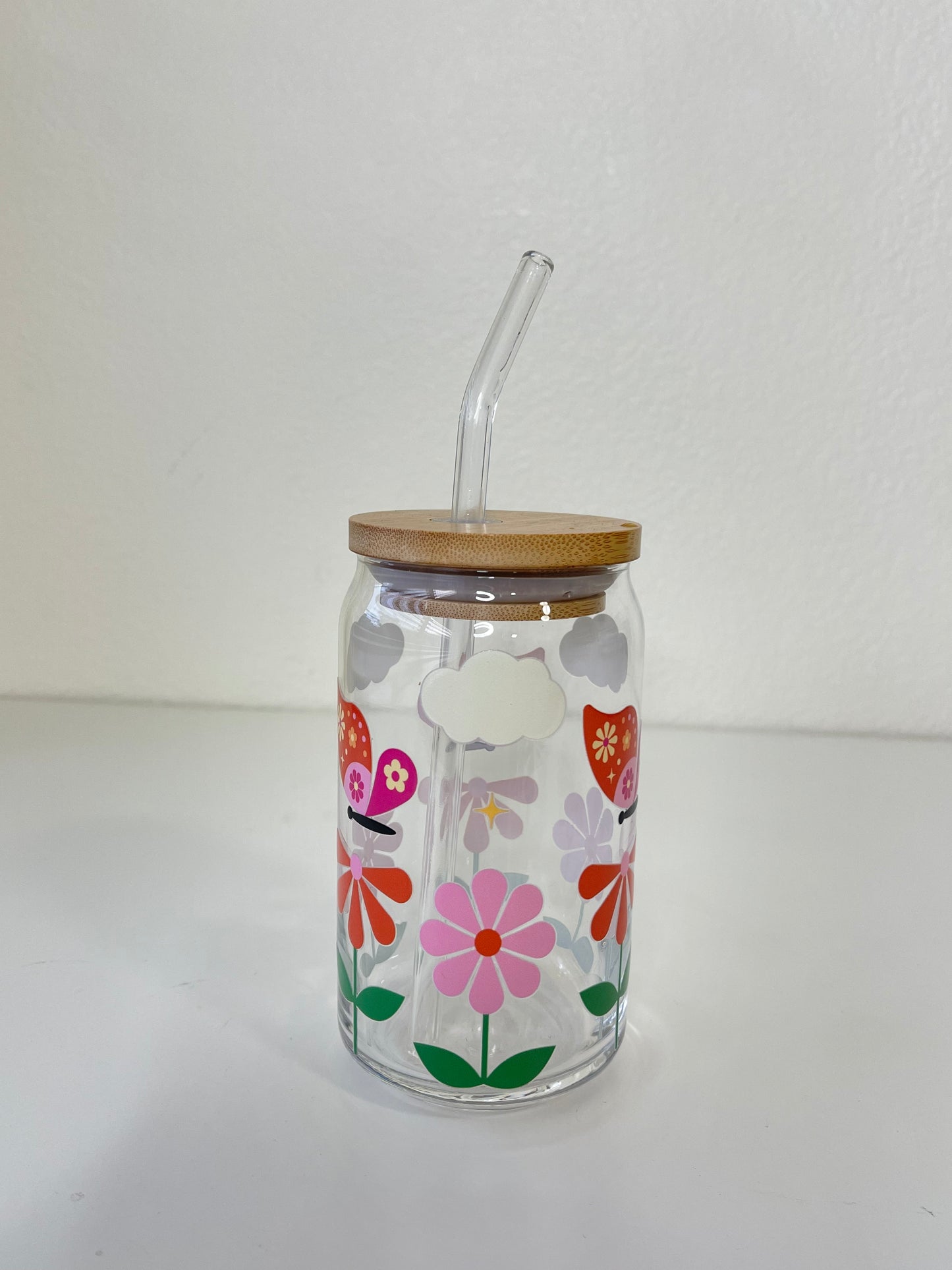 Butterflies and flowers