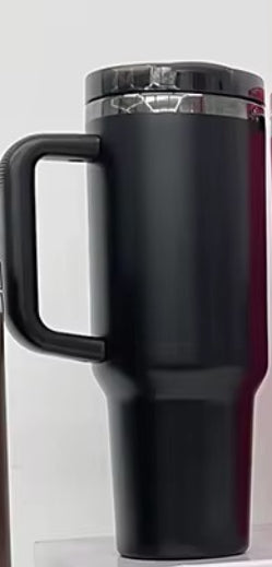 40oz Stainless Steel Matte Tumbler w/ Handle
