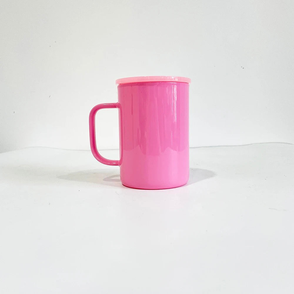 NEW! 17oz Glossy Solid Glass Mugs