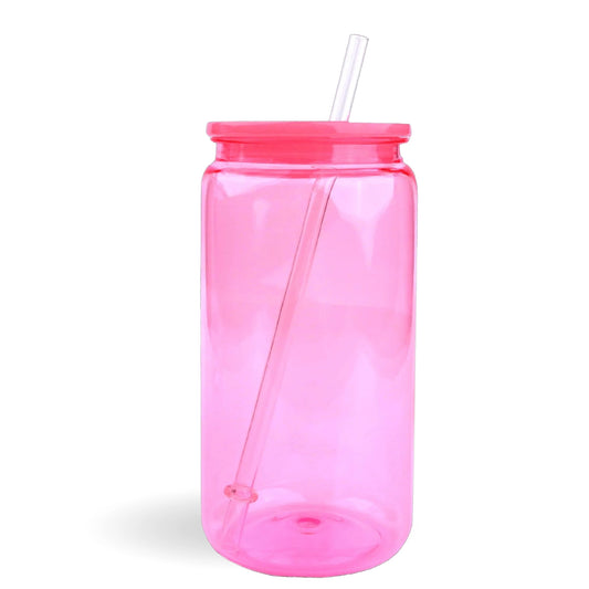 Final Sale Blank Hot Pink Jelly Acrylic *add wrap separately* 1