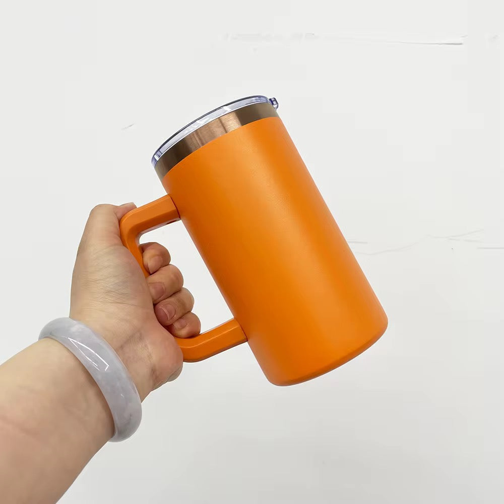Pumpkin Matte 20oz Stainless Steel Mug