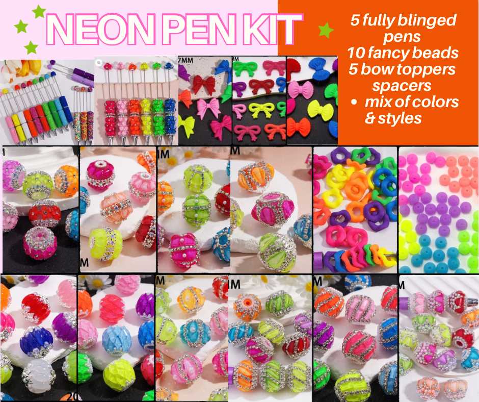 *PREORDER* Neon pen kit (5 pens)