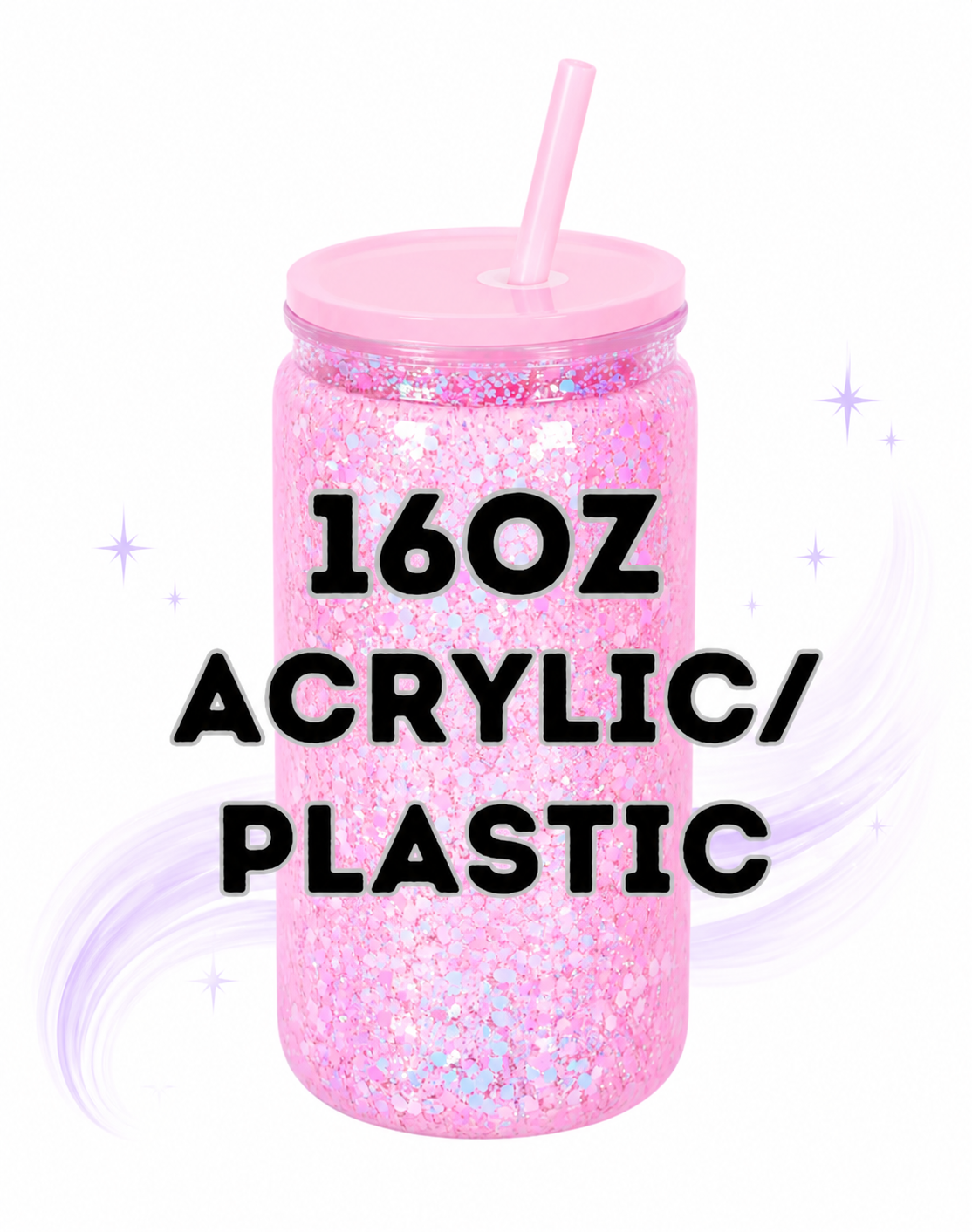 16oz Acrylic/Plastic Snowgloble