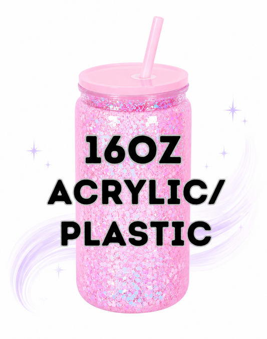 16oz Acrylic/Plastic Snowgloble