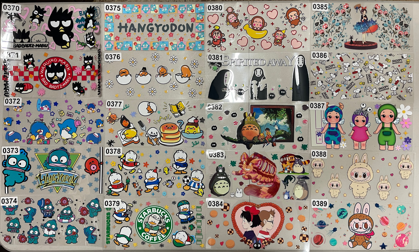 Character Designs Catalog