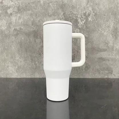 40oz Stainless Steel Matte Tumbler w/ Handle