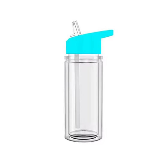 Blue Lid 10oz Acrylic/Plastic Kids Snowgloble