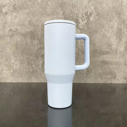 40oz Stainless Steel Matte Tumbler w/ Handle