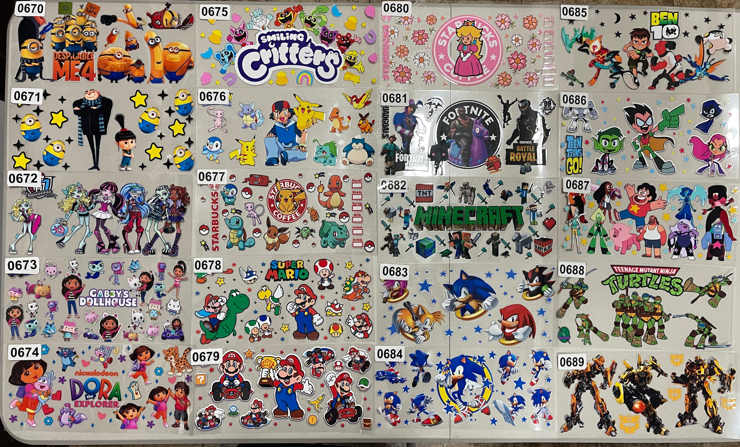 Character Designs Catalog