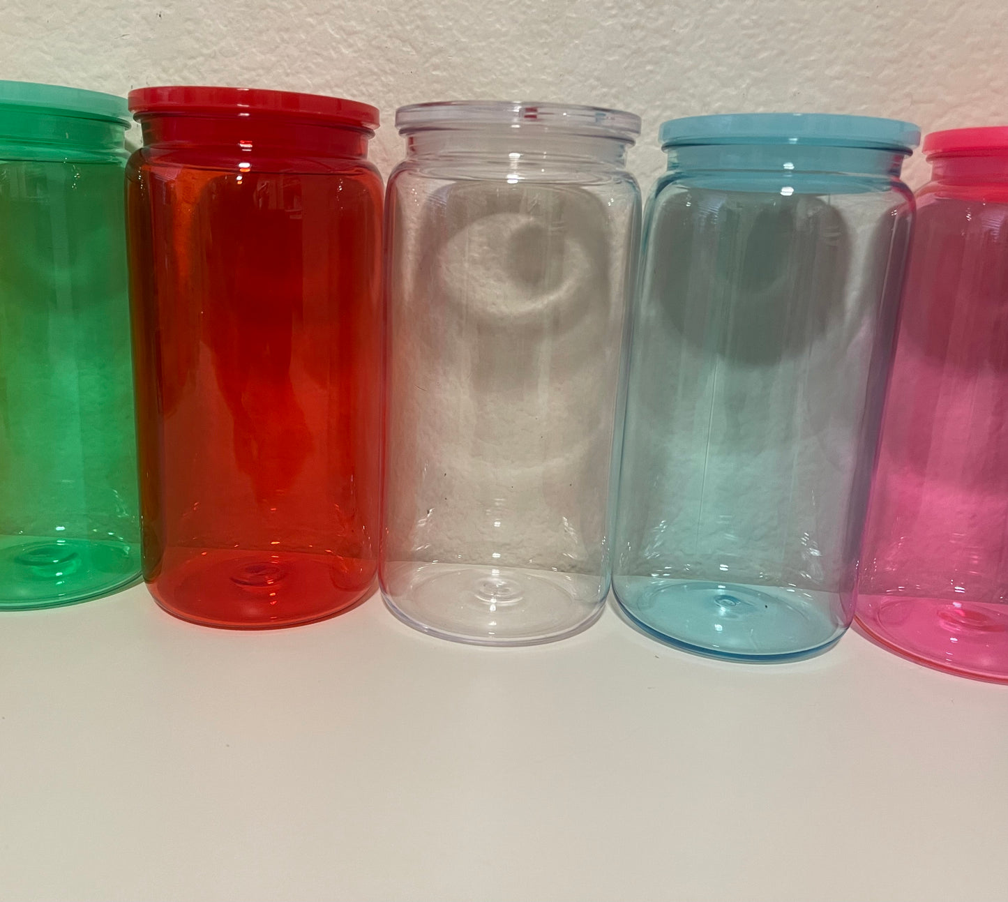 Jelly Acrylic Plastic Cups 16oz