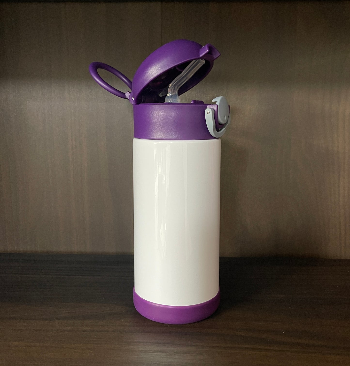 Final Sale Blank Kids Purple/White Stainless Steel *add wrap separately* 104