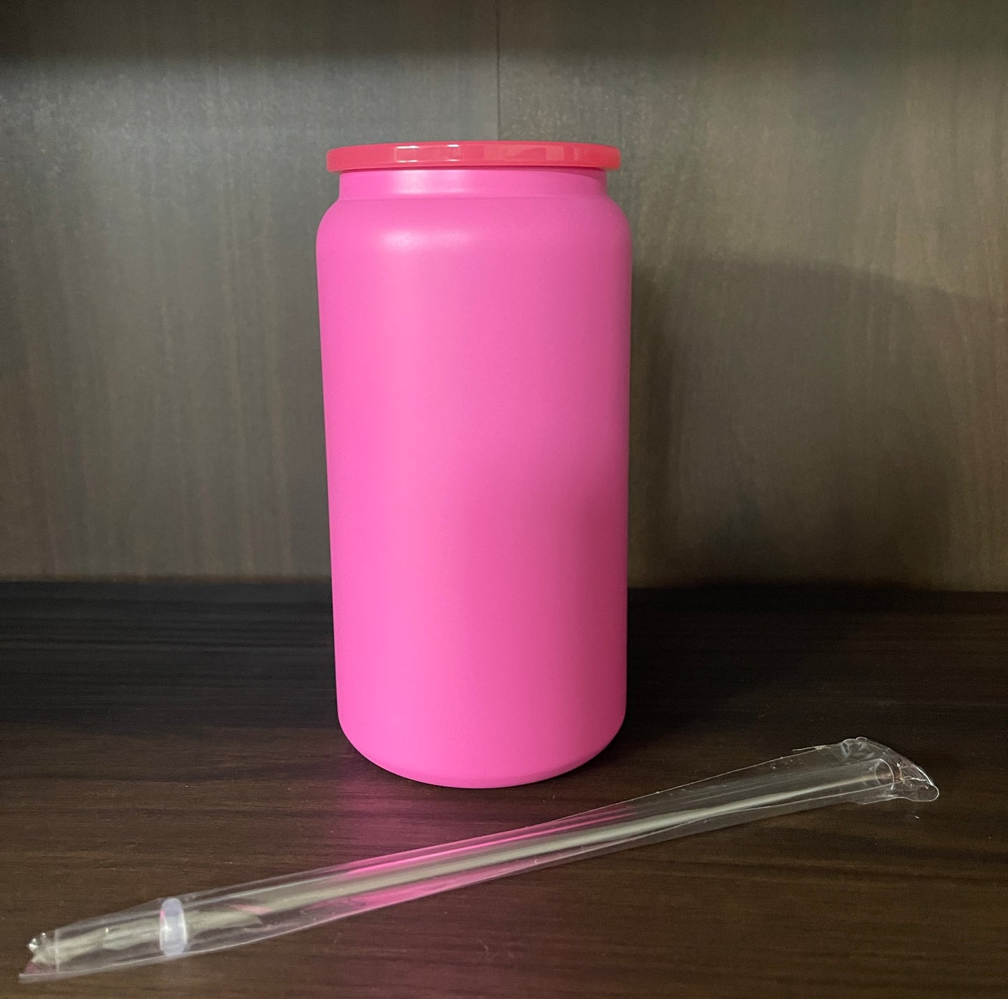 Final Sale Blank Matte Hot Pink Stainless Steel *add wrap separately* 102