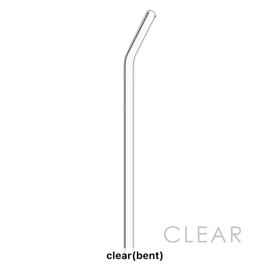 Upgrade 8” Clear Bent Glass Straw (Discounted pricing with cup purchase ONLY)