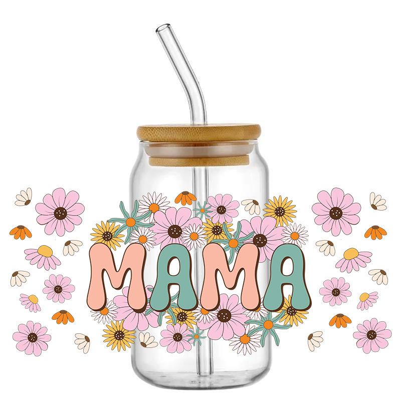 Mama pink floral