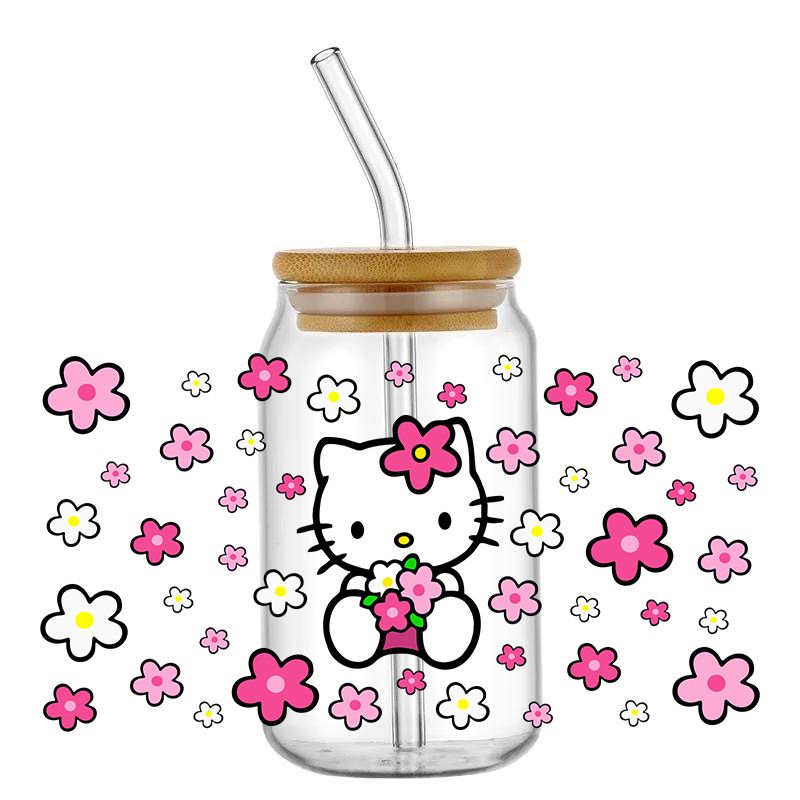 Kitty pink floral
