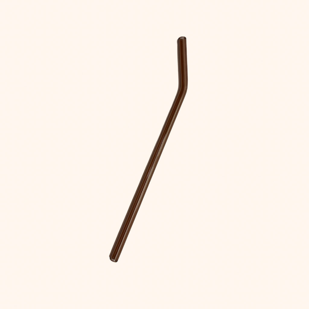 10” Mauve Bent Glass Straw (Discounted pricing with cup purchase ONLY)