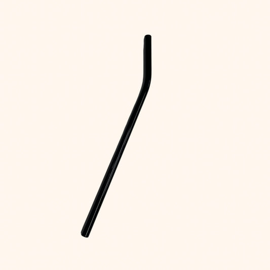 10” Black Bent Glass Straw (Discounted pricing with cup purchase ONLY)