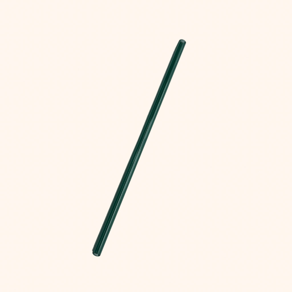 10” Lake Green Straight Glass Straw (Discounted pricing with cup purchase ONLY)
