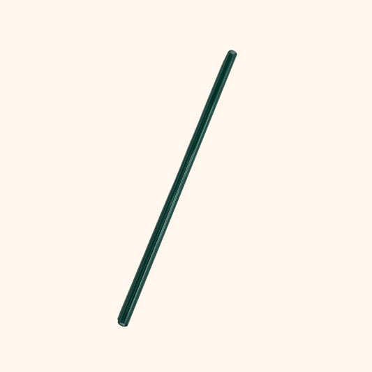 10” Lake Green Straight Glass Straw (Discounted pricing with cup purchase ONLY)