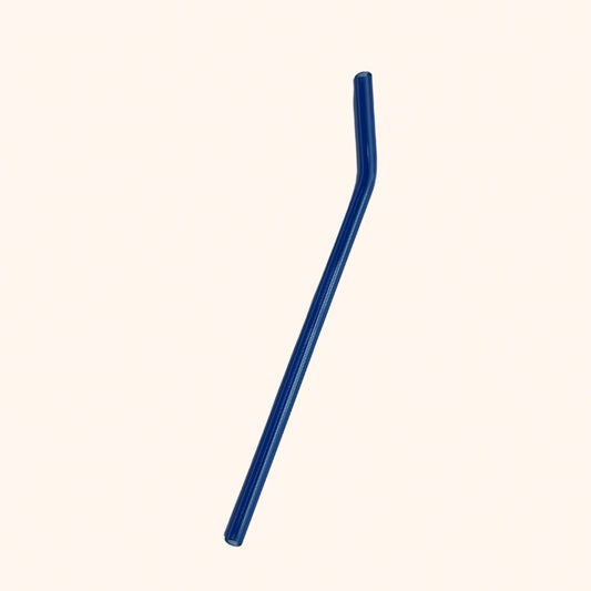 10” Blue Bent Glass Straw (Discounted pricing with cup purchase ONLY)