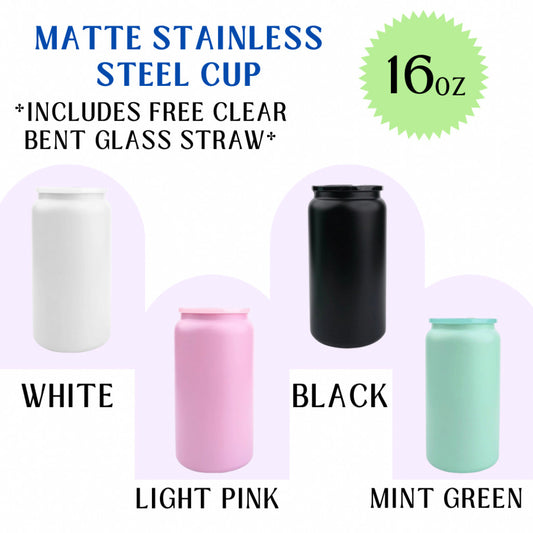 16oz Stainless Steel Cup S