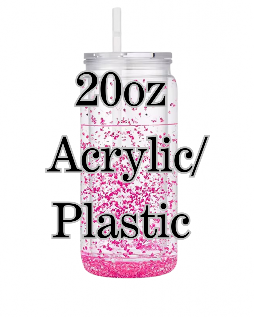 20oz Acrylic/Plastic Snowglobe