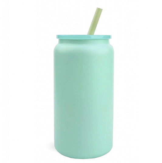 Mint Green Matte 16oz Stainless Steel Cup